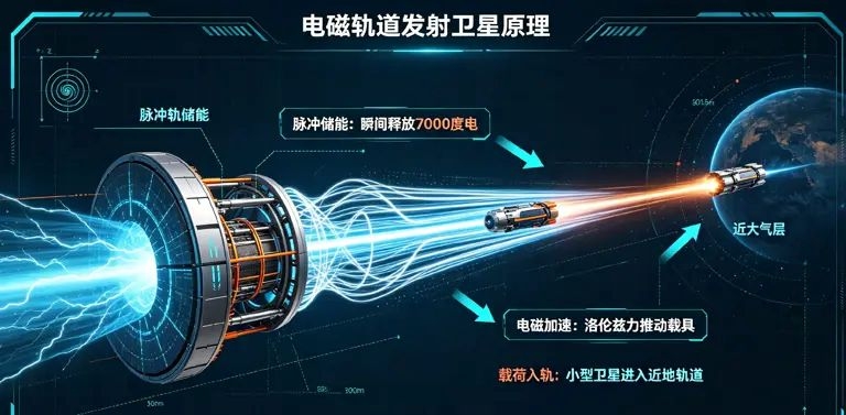 颠覆传统火箭发射?西藏电磁轨道项目，一次放电7000度